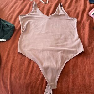 Abercrombie & Fitch dusty lavender thing body suit size XL